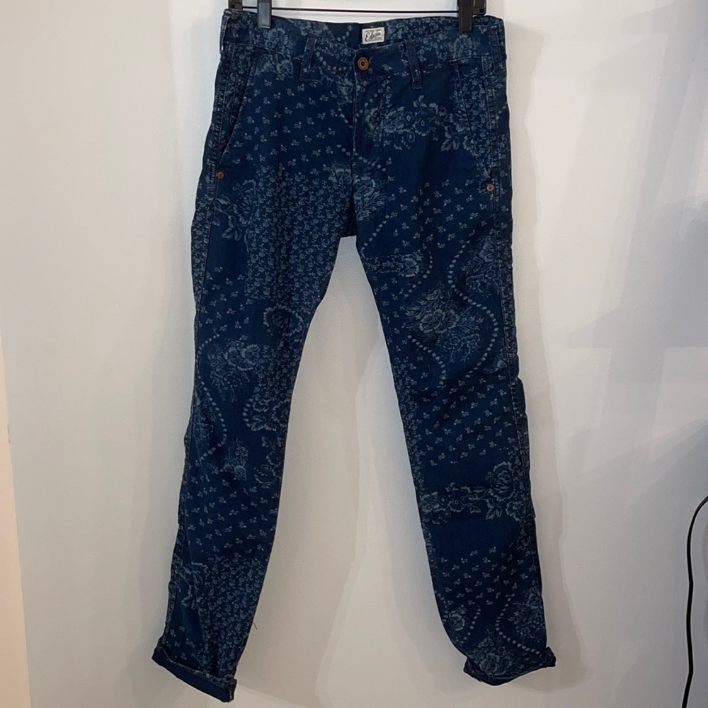 Edwin Bandana print pants